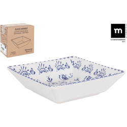 MACETA REDONDA CON GANCHO 8,9 LITROS RATO W EN COLOR BLANCO CON CUBILETE PARA PLANTAR
