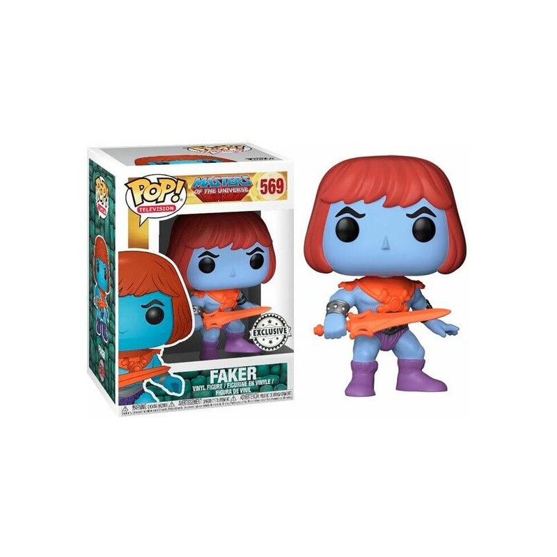 FIGURA POP MASTERS OF THE UNIVERSE FAKER EXCLUSIVE