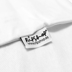 SPIRELLA COLECCIÓN TWILL , CORTINA DE DUCHA TEXTIL 120 X 200, POLYESTER, BLANCO