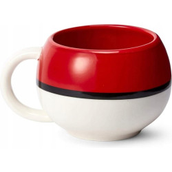 OLLA ROJO / BLANCO 9X13X7CM STONWARE