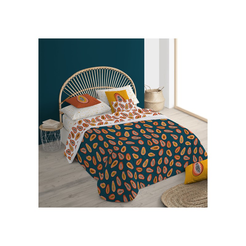 FUNDA NÓRDICA 100% ALGODÓN MODELO MUMBAI PARA CAMA DE 140X200 CM.