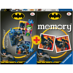 MULTIPACK MEMORY + 3 PUZZLES BATMAN DC COMICS