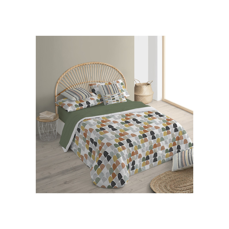 FUNDA NÓRDICA 100% ALGODÓN MODELO LAHTI PARA CAMA DE 140X200 CM.