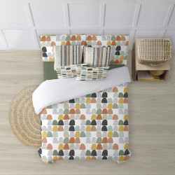 FUNDA NÓRDICA 100% ALGODÓN MODELO LAHTI PARA CAMA DE 140X200 CM.