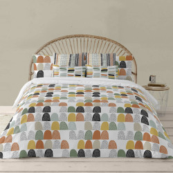 FUNDA NÓRDICA 100% ALGODÓN MODELO LAHTI PARA CAMA DE 140X200 CM.