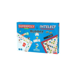 JUEGO SUPERPOLY + INTELECT + RUMMY