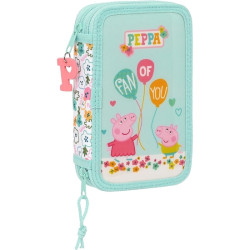 PEPPA PIG PLUMIER DOBLE COMPLETO 13X20X4
