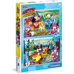 PUZZLE MICKEY AND THE ROADSTER RACERS 2X20PZS