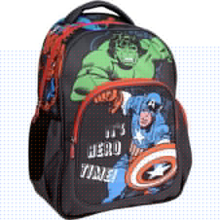 MOCHILA ESCOLAR MEDIANA 42 CM AVENGERS BLACK