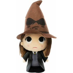 PELUCHE HARRY POTTER HERMIONE WITH SORTING HAT 15CM