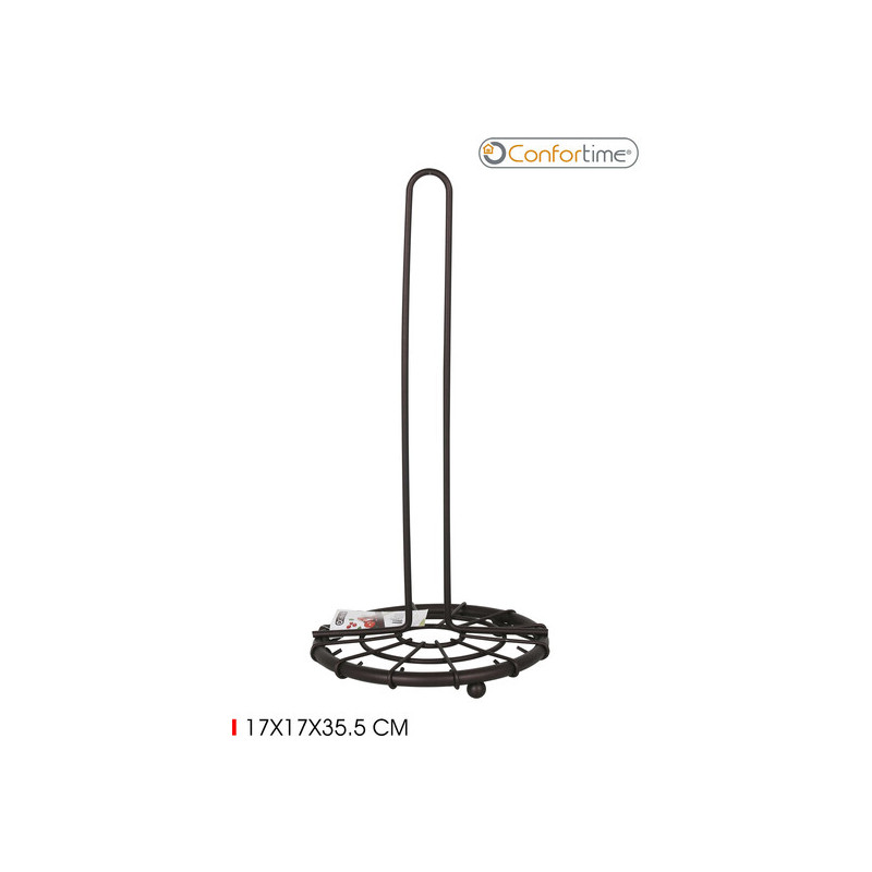 LÁMPARA DE MADERA GRIS H.36CM