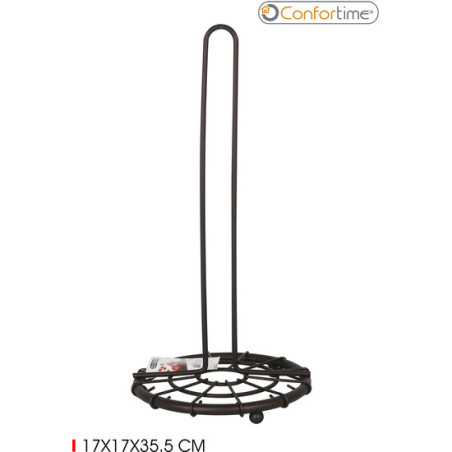 LÁMPARA DE MADERA GRIS H.36CM