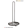 LÁMPARA DE MADERA GRIS H.36CM